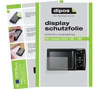 dipos I 6X Protector de Pantalla Mate Compatible con Canon IXUS 160/165 pelicula Protectora
