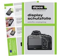 dipos I 6X Protector de Pantalla Mate Compatible con Nikon D3500 pelicula Protectora