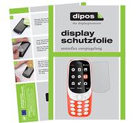 dipos I 6X Protector de Pantalla Mate Compatible con Nokia 3310 pelicula Protectora