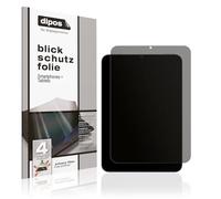 dipos I Protección de la vista compatible con Apple iPad Mini 7. Generation (2024) Protector de Pantalla Privacy