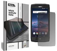 dipos I Protección de la Vista Compatible con Crosscall Trekker X4 Protector de Pantalla Privacy