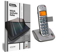 dipos I Protección de la Vista Compatible con Emporia D40 ABB Protector de Pantalla Privacy