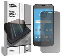 dipos I Protección de la Vista Compatible con Motorola Moto E5 Play SD425 Protector de Pantalla Privacy
