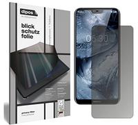 dipos I Protección de la Vista Compatible con Nokia X6 2018 TA1099 Protector de Pantalla Privacy