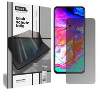 dipos I Protección de la Vista Compatible con Samsung Galaxy A70 Protector de Pantalla Privacy