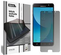 dipos I Protección de la Vista Compatible con Samsung Galaxy J7 MAX Protector de Pantalla Privacy