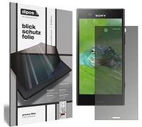 dipos I Protección de la Vista Compatible con Sony Xperia XZ1 Compact Protector de Pantalla Privacy