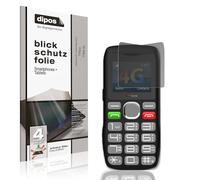 dipos I Protección de la vista compatible con TTfone TT890 4G Protector de Pantalla Privacy
