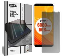 dipos I Protección de la Vista Compatible con Ulefone Power 3 Protector de Pantalla Privacy