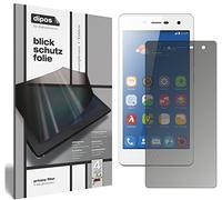 dipos I Protección de la Vista Compatible con ZTE Blade L7 Protector de Pantalla Privacy
