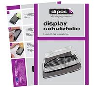 dipos I Protector de Pantalla Compatible con SAECO Xelsis 7786 Bandeja de Goteo pelicula Protectora Claro