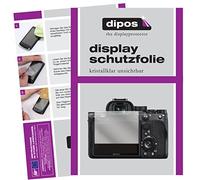 dipos I Protector de Pantalla Compatible con Sony Alpha 7 IV pelicula Protectora Claro