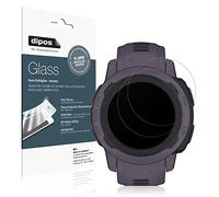 dipos I Protector de Pantalla mate compatible con Garmin Instinct 2S (45mm) Vidrio Flexible Cristal Proteccion 9H