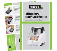 dipos I Protector de Pantalla Mate Compatible con Monsieur Cuisine Smart SKMS 1200 A1 pelicula Protectora
