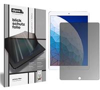 dipos I Protección de la Vista Compatible con Apple iPad Air (2019) 10.5 Zoll Protector de Pantalla Privacy
