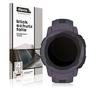 dipos Protector de Pantalla Antiespía para Garmin Instinct 2S (40mm) | Película protectora mate, filtro de privacidad 4 vías, ajuste perfecto, antiarañazos, sin burbujas, autoadhesivo