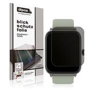 dipos Protector de Pantalla Antiespía para Noise ColorFit Pro 3 Alpha | Película protectora mate, filtro de privacidad 4 vías, ajuste perfecto, antiarañazos, sin burbujas, autoadhesivo