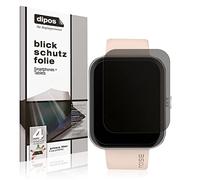 dipos Protector de Pantalla Antiespía para Noise Colorfit Pulse Grand | Película protectora mate, filtro de privacidad 4 vías, ajuste perfecto, antiarañazos, sin burbujas, autoadhesivo