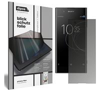 dipos Protector de Pantalla Antiespía para Sony Xperia XA1 Plus | Película protectora mate, filtro de privacidad 4 vías, ajuste perfecto, antiarañazos, sin burbujas, autoadhesivo