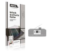 dipos Protector de Pantalla Antiespía para TechniSat Digitradio 372 CD | Película protectora mate, filtro de privacidad 4 vías, ajuste perfecto, antiarañazos, sin burbujas, autoadhesivo