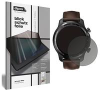 dipos Protector de Pantalla Antiespía para TicWatch Pro X | Película protectora mate, filtro de privacidad 4 vías, ajuste perfecto, antiarañazos, sin burbujas, autoadhesivo