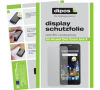 dipos Protector de Pantalla Compatible con Alcatel One Touch Idol X (2 Unidades) - Mate pelicula Protectora de Pantalla