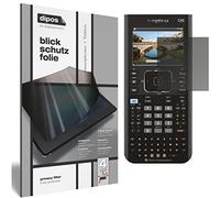 dipos I Protección de la Vista Compatible con Texas Instruments TI Nspire CX CAS Taschenrechner Protector de Pantalla Privacy