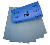 Dipoxy - Papel de lija resistente al agua P2000 hoja de 230 x 280 mm para lijado en húmedo