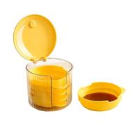 Dipping Dishes With Handle 5 Pieces Dustproof Space Saving Dishes With Lid