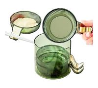 Dipping Sauce Plate and Holder, Stackable Serving Bowls, 4-Piece Tableware Set, Compact Organizer Stand, Kitchen Accessory, Ideal for Soy, Ketchup, Jam, Condiments, Snack, Dessert Use