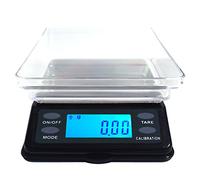 Dipse MTW Serie - Báscula digital de mesa con tapa protectora, 200 g x 0,01 g / 500 g x 0,1 g