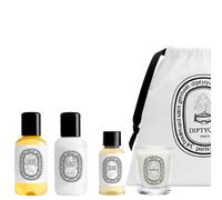 diptyque Ritual revitalizante para la mañana - Set de prueba (gel de ducha 60 ml + loción corporal 60 ml + aceite 30 ml + vela 35 g)