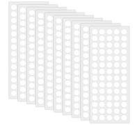 DIPZO Pack de 700 puntos adhesivos transparentes de doble cara, pegatinas redondas impermeables y removibles para manualidades, decoración de fiestas y oficina, diámetro de 6 mm, grosor de 0,5 mm