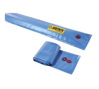Dique barrera para rellenar de agua Justrite, reutilizable, película de PVC