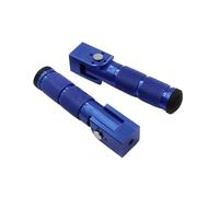DIQXLGS 1 Par Moto Reposapiés Trasero Pedal Modificación Aleación Aluminio Plegable Reposapiés Traseros Vehículo Todo Terreno Bicicleta Universal(Azul)