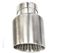 DIQXLGS 1 Pza Punta De Escape Universal Acero Inoxidable Mate Para VW Para GTI MK7 Para Golf7 Boquilla 60MM 63mm(ID 60MM OD 89MM)