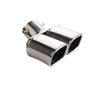 DIQXLGS 1 Unidades Para Hyundai Para Sonata Octava 2011 2012 2013 2014 304 Acero Inoxidable Decoración Salida Escape Silenciador(Plata)