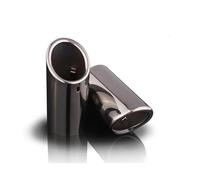 DIQXLGS 2 Piezas De Silenciador De Escape De Acero Inoxidable Para Serie 5 520i 523i 525i F10 F11 F07 E12 E28 E34 E39 E60 E61(Bevel Black)