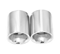 DIQXLGS 2 Piezas Para Mazda CX5 CX30 CX4 Silenciador De Escape De Acero Inoxidable 304 Boquilla Accesorios Para Automóviles(Plata)