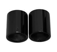 DIQXLGS 2 Piezas Para Mazda CX5 CX30 CX4 Silenciador De Escape De Acero Inoxidable 304 Boquilla Accesorios Para Automóviles(NEGRO)