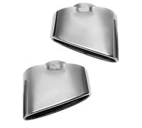 DIQXLGS 2 Silenciadores De Escape Dobles Cromados De Acero Inoxidable Para X5 E70 2000 2001 2002 2003 2004-2013 2014 2015 2016