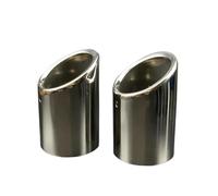 DIQXLGS 2 Uds. Para Mazda CX-5 CX5 CX-8 CX-9 Accesorios Auto Tubo De Escape Coche Acero Inoxidable Silenciador Boca Trasera(Plata)