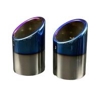 DIQXLGS 2 Unid Para F&ord Para KUGA 2013 2014 2015 2016 2017 2018 2019 Accesorios Tuning Acero Inox Terminal Escape Cubresilenciador(Azul)