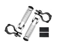 DIQXLGS 23-27MM Para R1200GS LC R1250GS R1250RT S1000RR/XR F 900 850 750 GS Autopista Moto Reposapiés Plegables Abrazaderas(Plata)