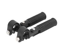 DIQXLGS 2Pcs Universal Motocicleta Palanca Cambios Almohadilla Pie Pedal Arranque Reposapiés Pad Accesorios Moto Para 26mm-31mm Barra Protectora(NEGRO)