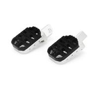 DIQXLGS Accesorios De Motocicleta Reposapiés Delantero CNC Ajustable Extensible Para CFMOTO 800MT 800mt 800 MT 800 Mt(Plata Negro)