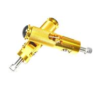 DIQXLGS Accesorios Universales Para Moto CNC Aluminio Reposapiés Plegables Pedales Traseros Scooter Offroad (Oro)
