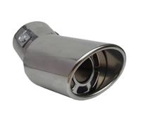 DIQXLGS Auto Silenciador Escape Modelado Para F&ord Para Falcon Para Everest Para S-MAX Para Escort Para Taurus Para Mondeo Para Galaxy(Gris plateado,Doblado)