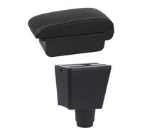 DIQXLGS Caja De Almacenamiento Coche Para Dacia Para Logan 2 Para Dokker Caja De Reposabrazos Coche Caja De Reposabrazos Coche Suministros Coche(C1 Línea Blanca)