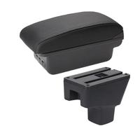 DIQXLGS Caja De Brazo De Auto Piezas De Retrofit Caja De Almacenamiento Accesorios De Auto Detalles Interiores Para SUZUKI SX4 Brazo Piezas Internas(B2 línea negra 3USB)